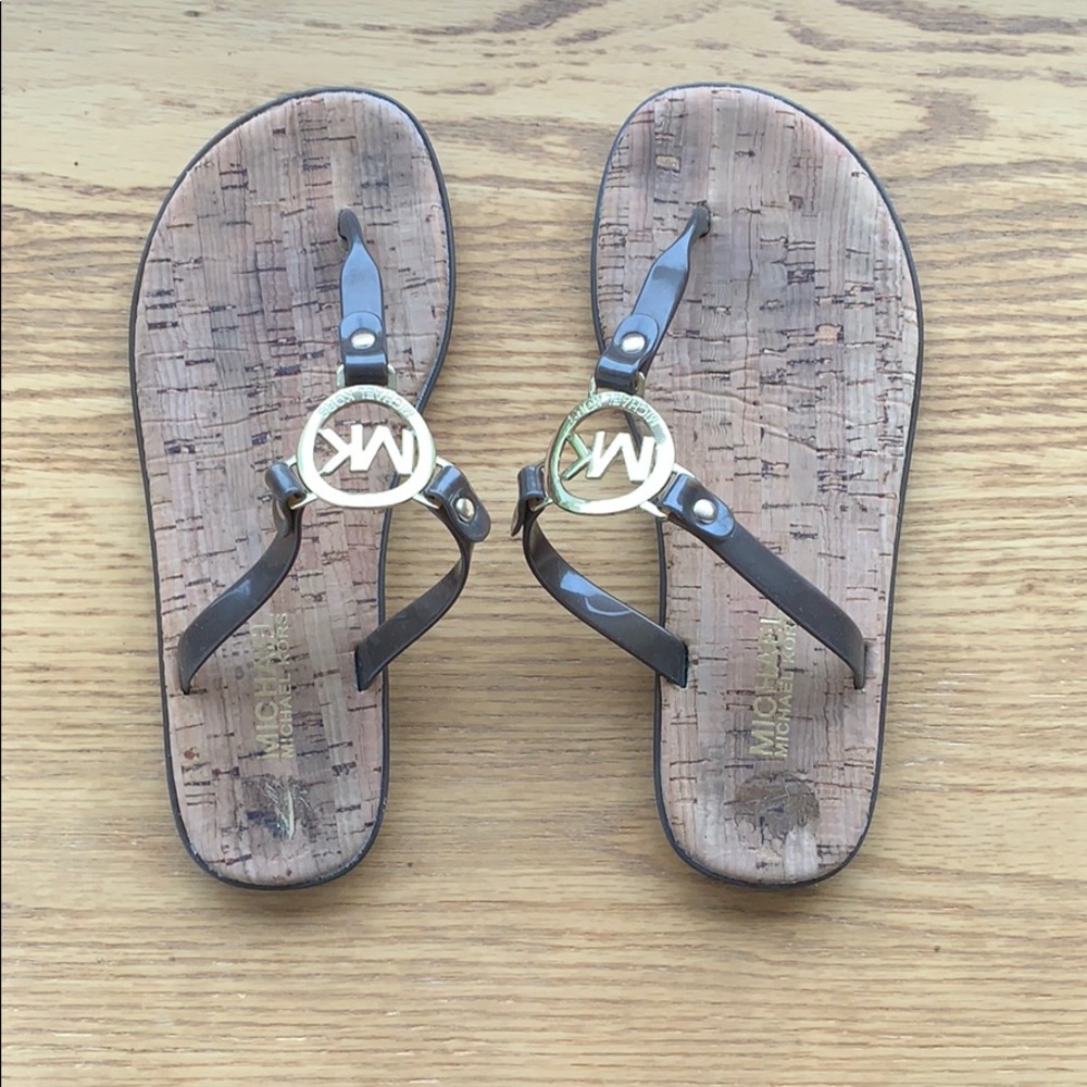 Michael Kora flip flops
